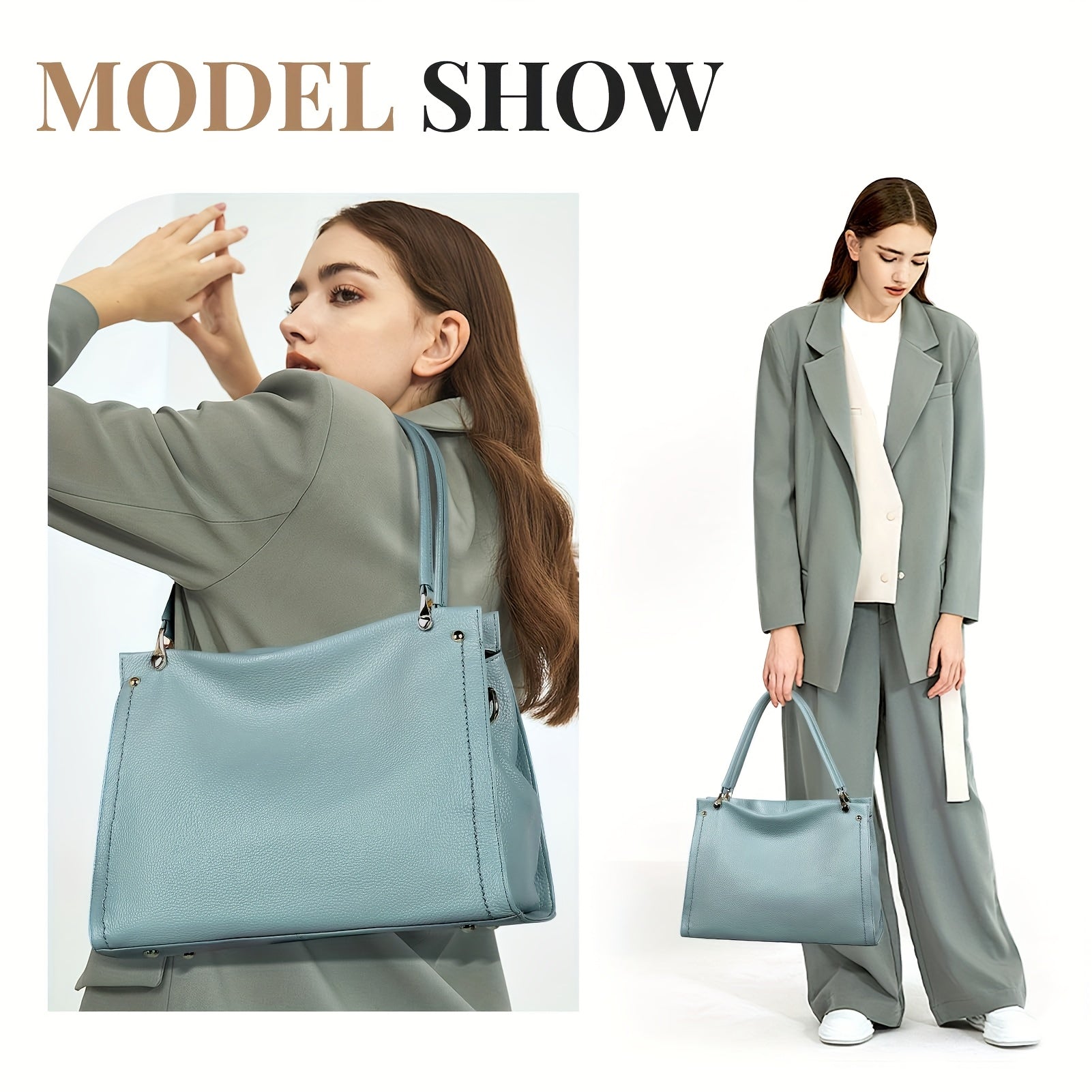 Genuine Leather Women’s Tote & Crossbody Bag