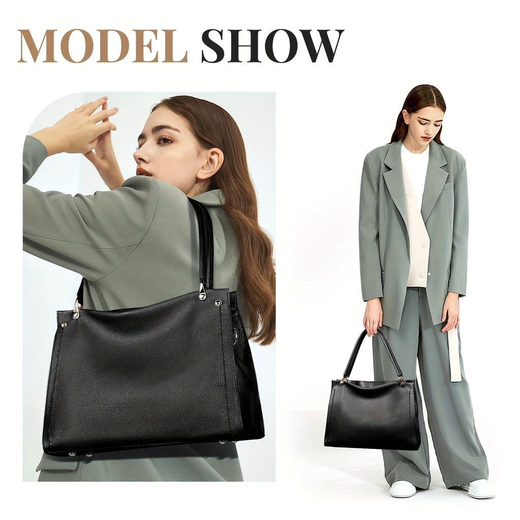 Genuine Leather Women’s Tote & Crossbody Bag