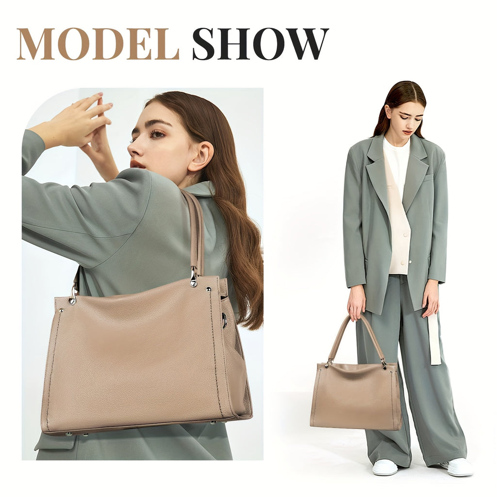 Genuine Leather Women’s Tote & Crossbody Bag