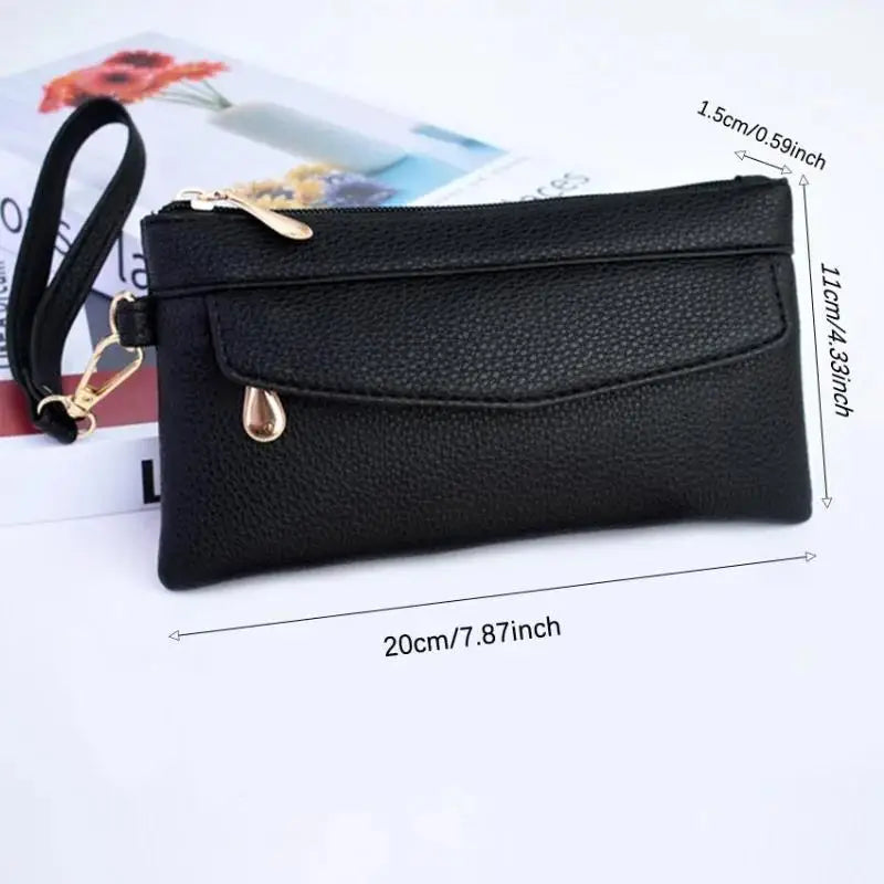 Long Zip Women’s Wallet (Multi-Card + Coin Pocket)