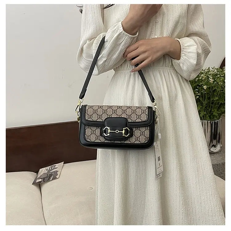 Retro Underarm Shoulder Bag – Structured Everyday Handbag