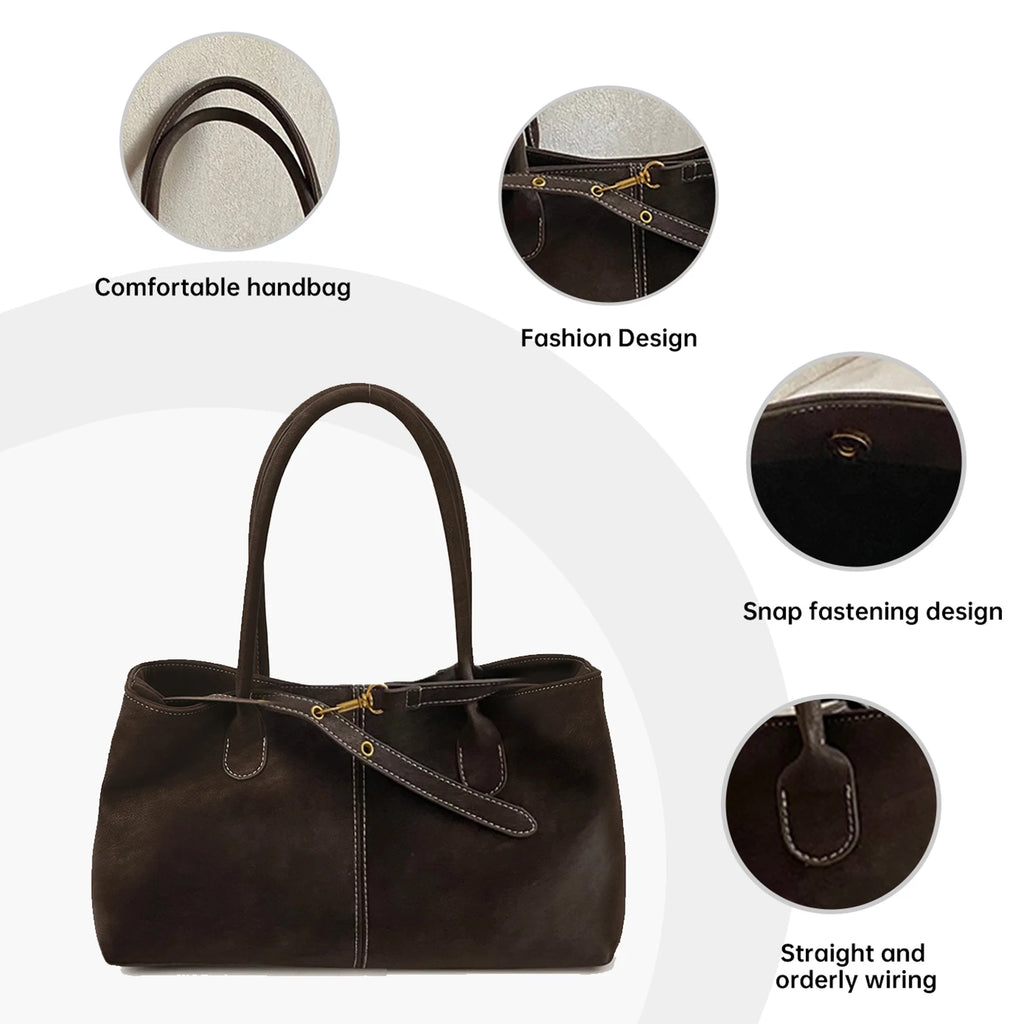 Large-Capacity Women’s Tote Bag – Lightweight Luxury Shoulder Bag for Work & Everyday Use