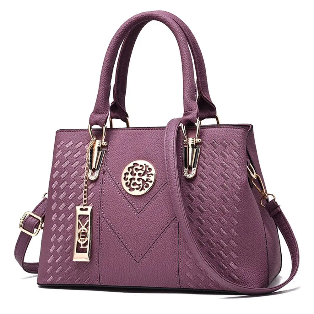 Structured Work Tote Handbag – Shoulder & Crossbody Bag