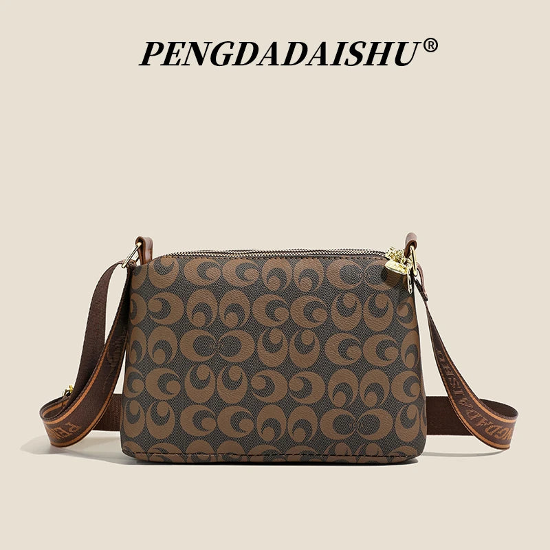 Structured Retro Crossbody Handbag – Top Handle & Shoulder Bag