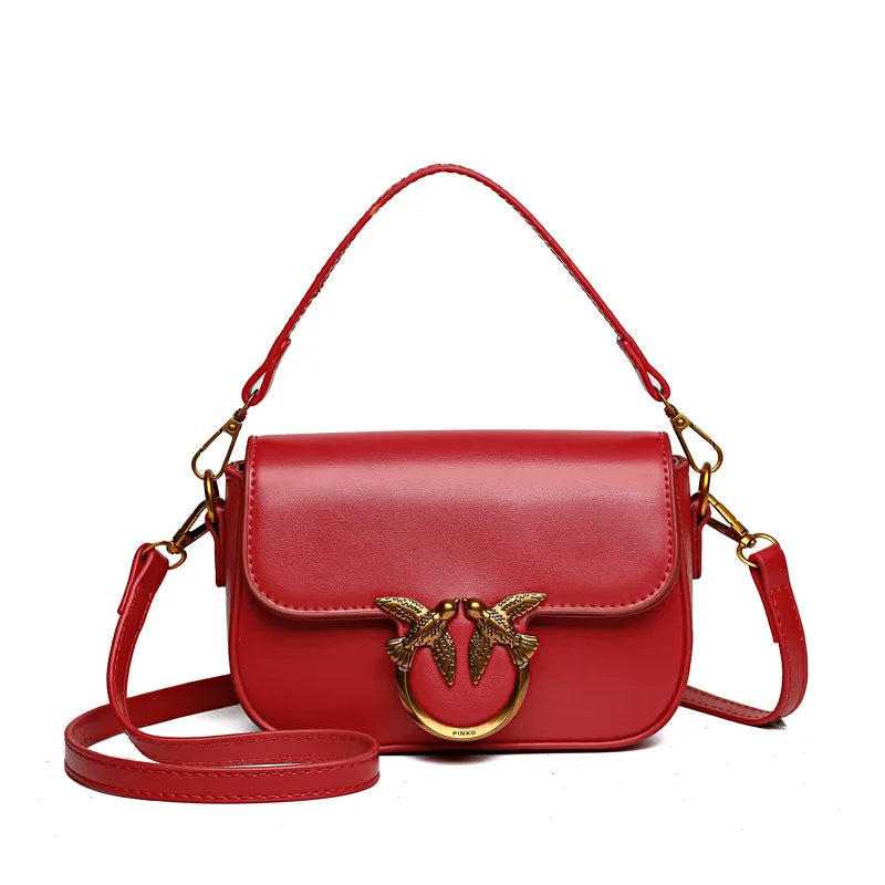 Retro Crossbody Shoulder Bag – High-Texture Designer Style