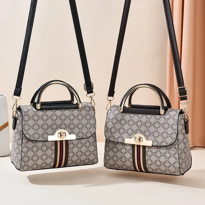 Structured Top-Handle Crossbody Bag – Classic Everyday Handbag