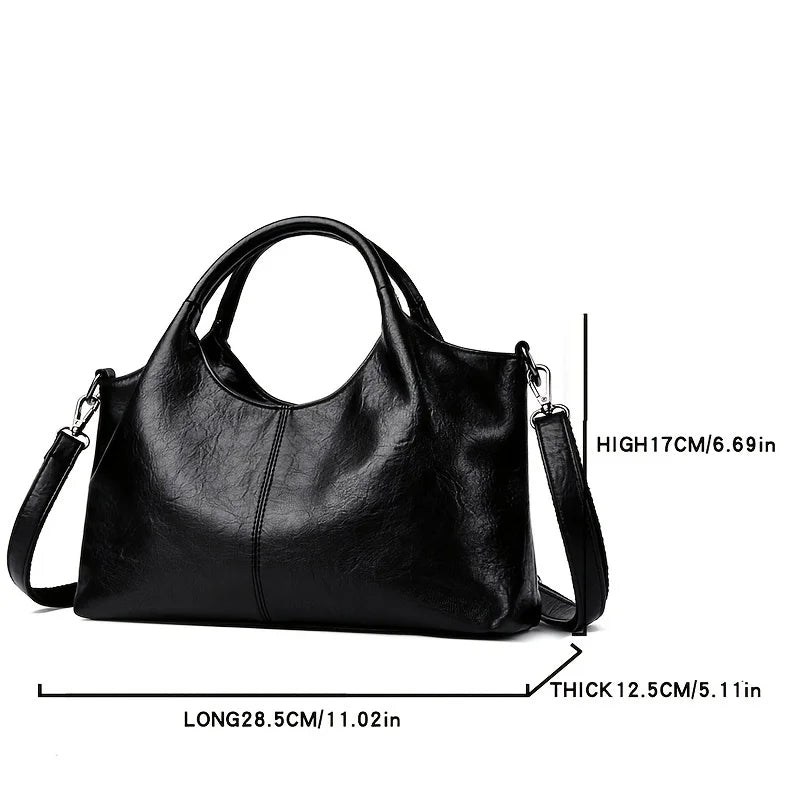 Minimal Soft PU Women’s Handbag – Everyday Carry Tote