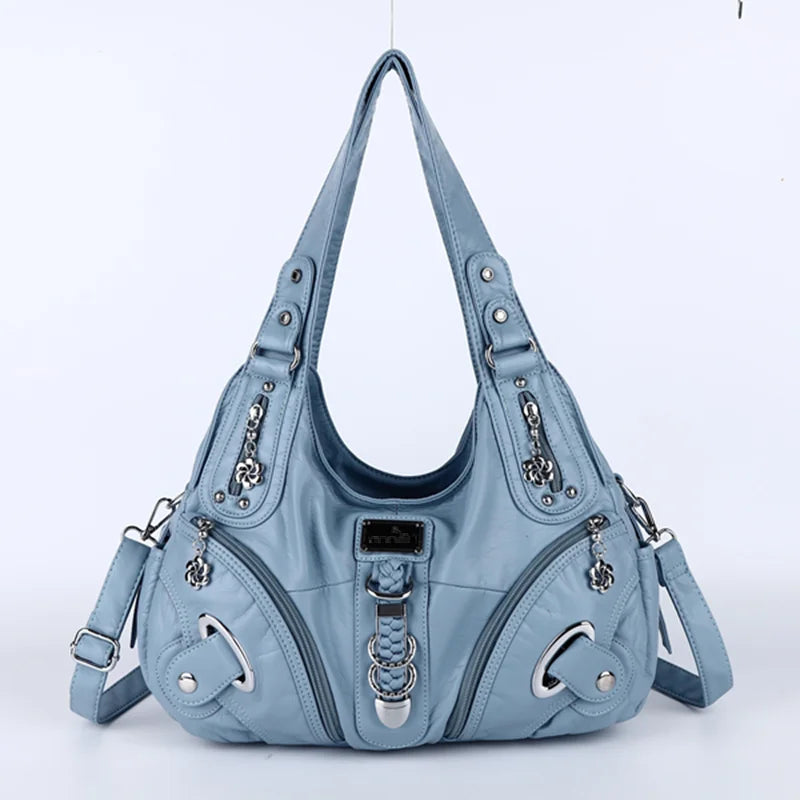 Large Women's Tote Handbag – Fashion Shoulder Bag with Top Handle & Multi-Pocket Design