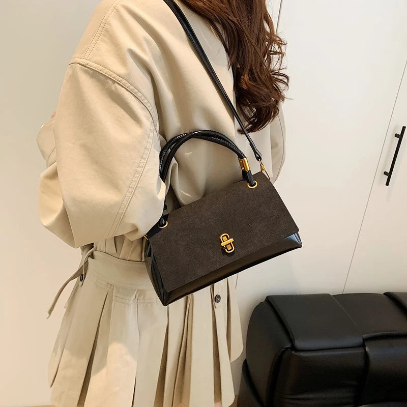 Classic Structured Shoulder Bag – Versatile Crossbody Handbag