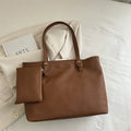 Minimalist Large Capacity Tote Bag for Women – Lightweight Shoulder Travel Handbag