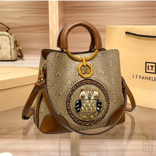 Genuine Leather Bucket Bag for Women – Luxury Shoulder & Crossbody Handbag (2025 Design)