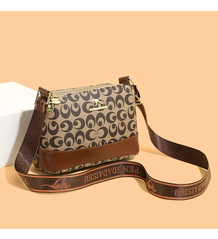 Structured Retro Crossbody Handbag – Top Handle & Shoulder Bag