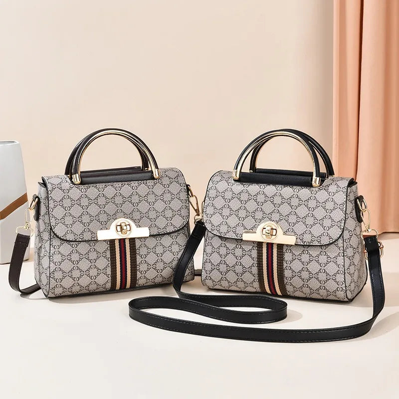 Structured Top-Handle Crossbody Bag – Classic Everyday Handbag