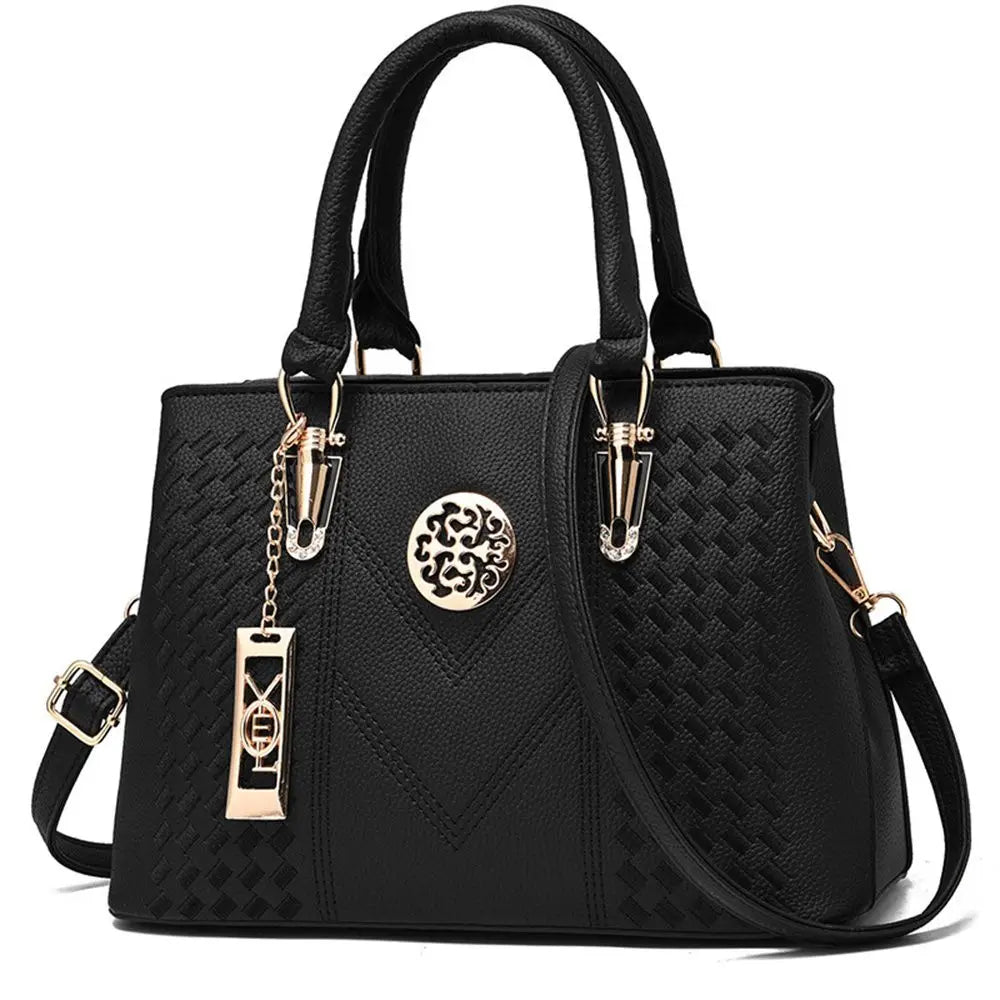 Structured Work Tote Handbag – Shoulder & Crossbody Bag