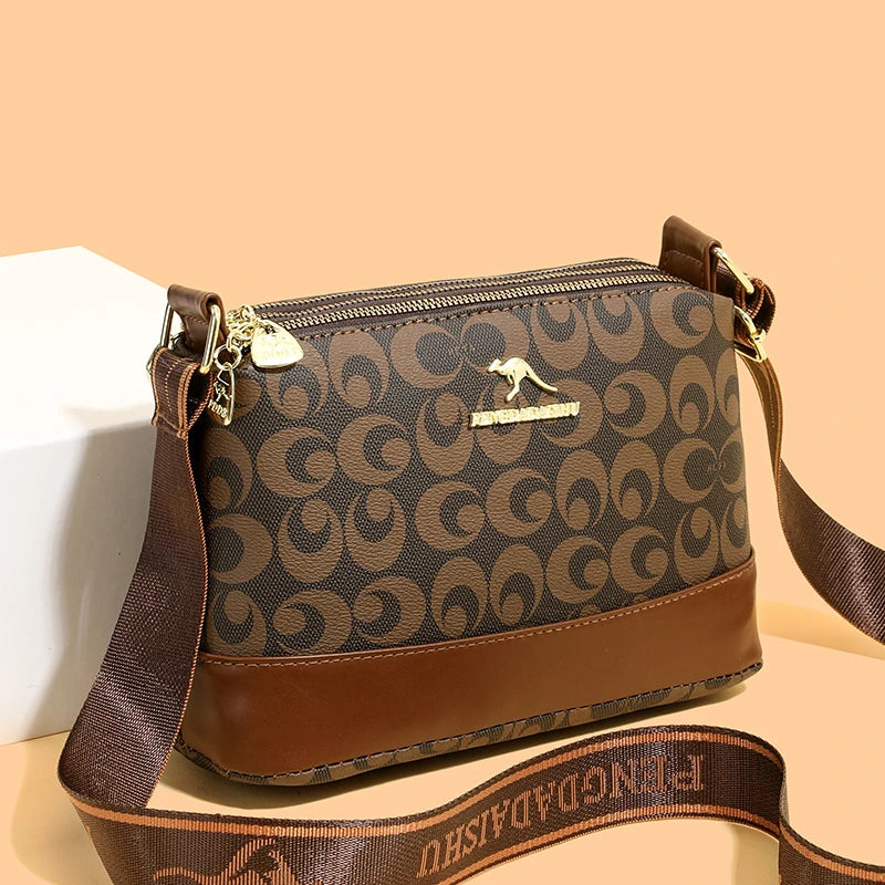 Structured Retro Crossbody Handbag – Top Handle & Shoulder Bag