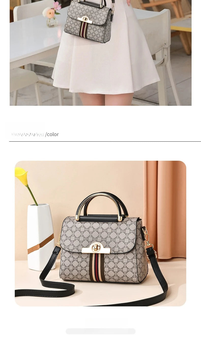 Structured Top-Handle Crossbody Bag – Classic Everyday Handbag