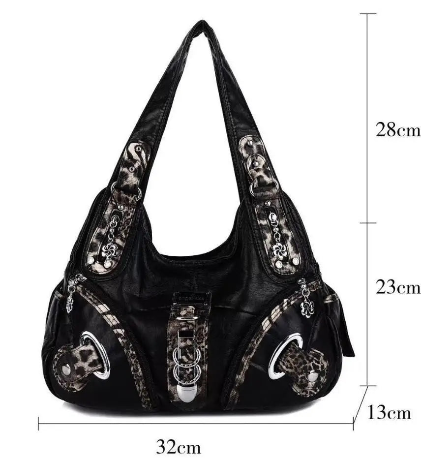 Large Women's Tote Handbag – Fashion Shoulder Bag with Top Handle & Multi-Pocket Design