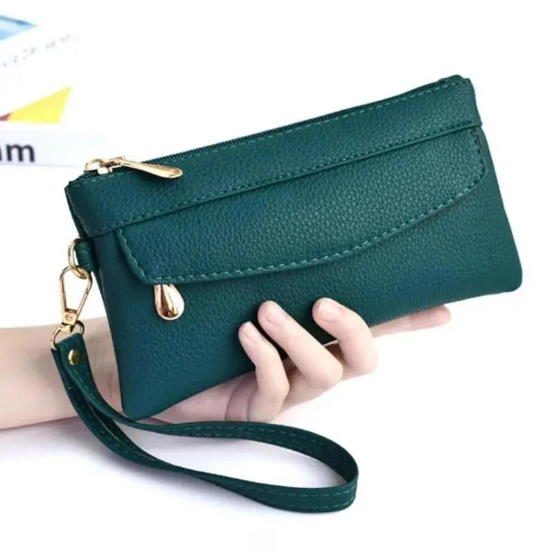 Long Zip Women’s Wallet (Multi-Card + Coin Pocket)