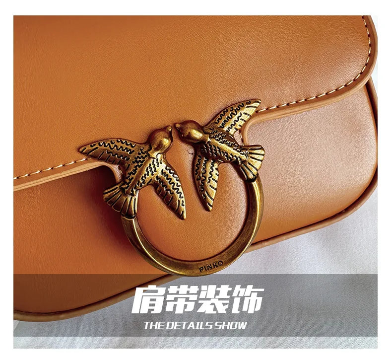 Retro Crossbody Shoulder Bag – High-Texture Designer Style