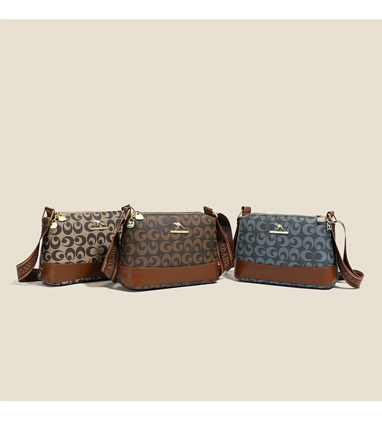 Structured Retro Crossbody Handbag – Top Handle & Shoulder Bag