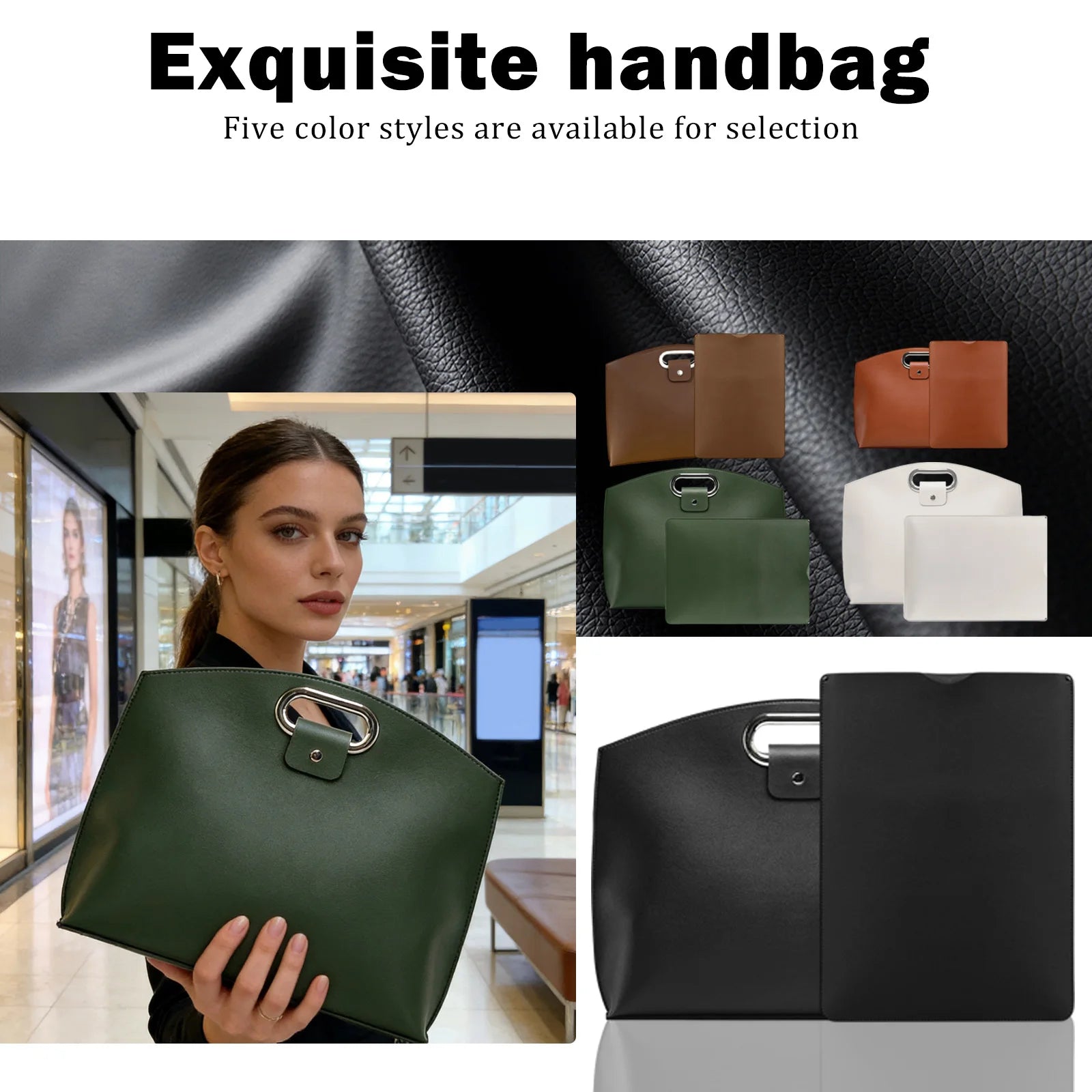 Large Capacity Lightweight Tote Bag for Women – Work, School & Travel Laptop Handbag