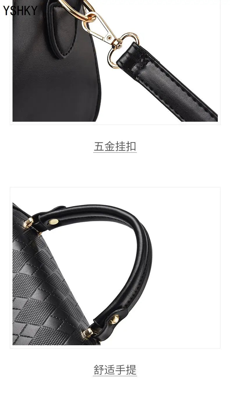 Luxury Bow Bucket Handbag for Women – Genuine Leather Shoulder & Tote Bag