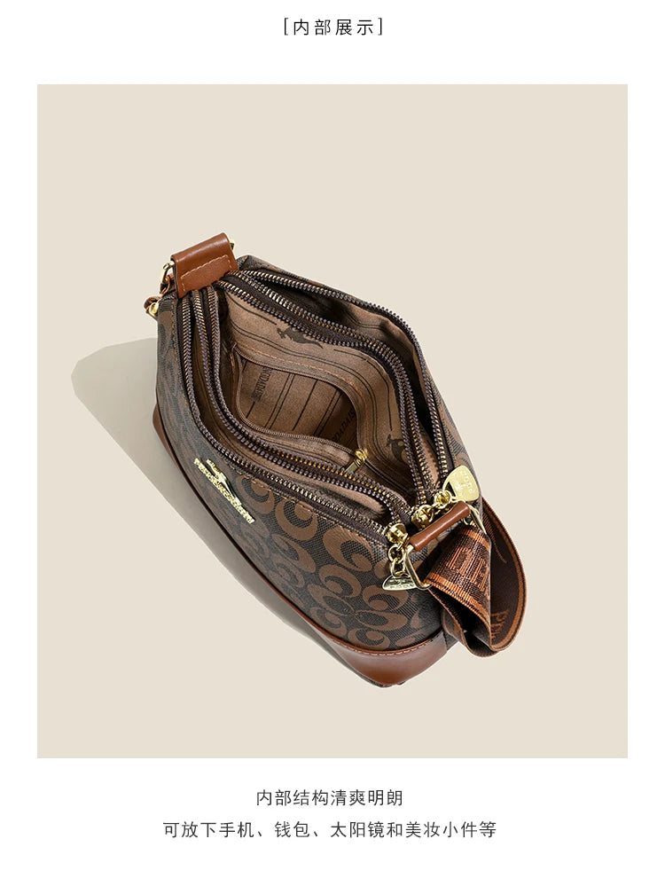 Structured Retro Crossbody Handbag – Top Handle & Shoulder Bag