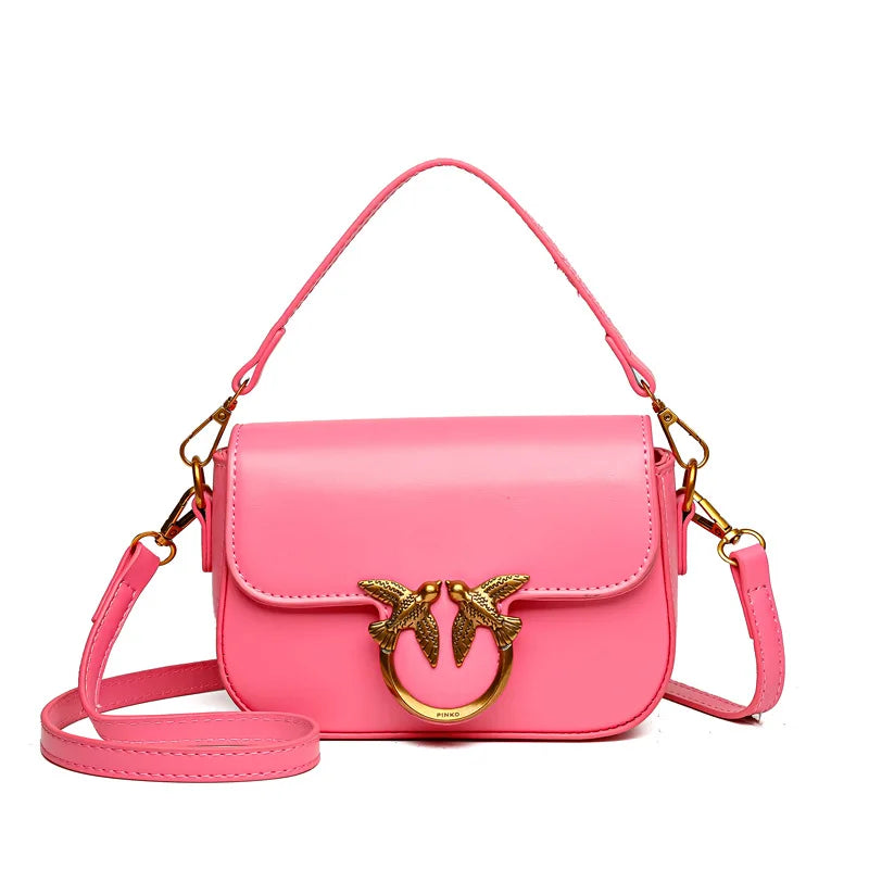 Retro Crossbody Shoulder Bag – High-Texture Designer Style