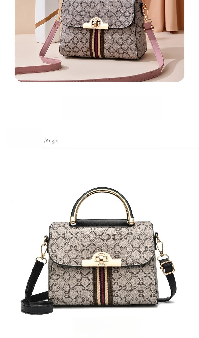 Structured Top-Handle Crossbody Bag – Classic Everyday Handbag