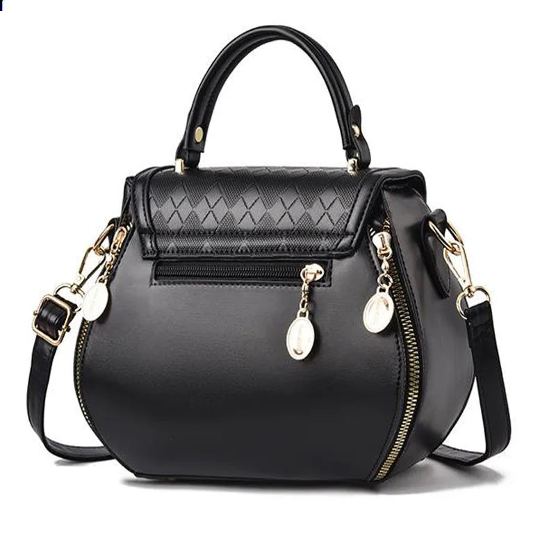Luxury Bow Bucket Handbag for Women – Genuine Leather Shoulder & Tote Bag