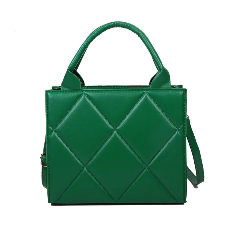 Geometric Structured Top-Handle Bag – Versatile Crossbody Handbag