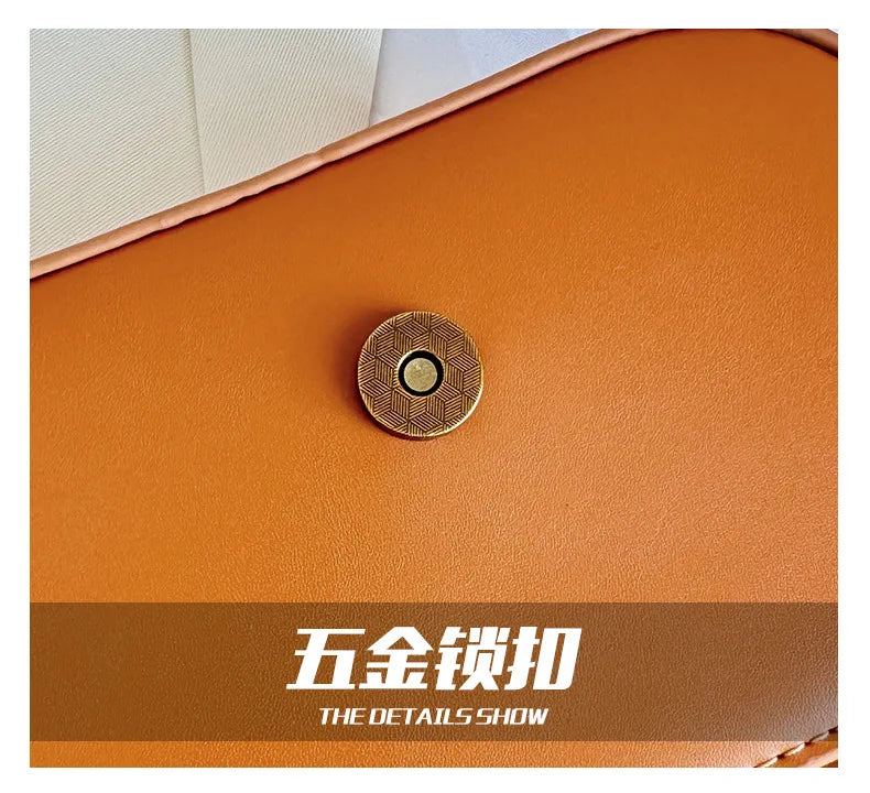 Retro Crossbody Shoulder Bag – High-Texture Designer Style