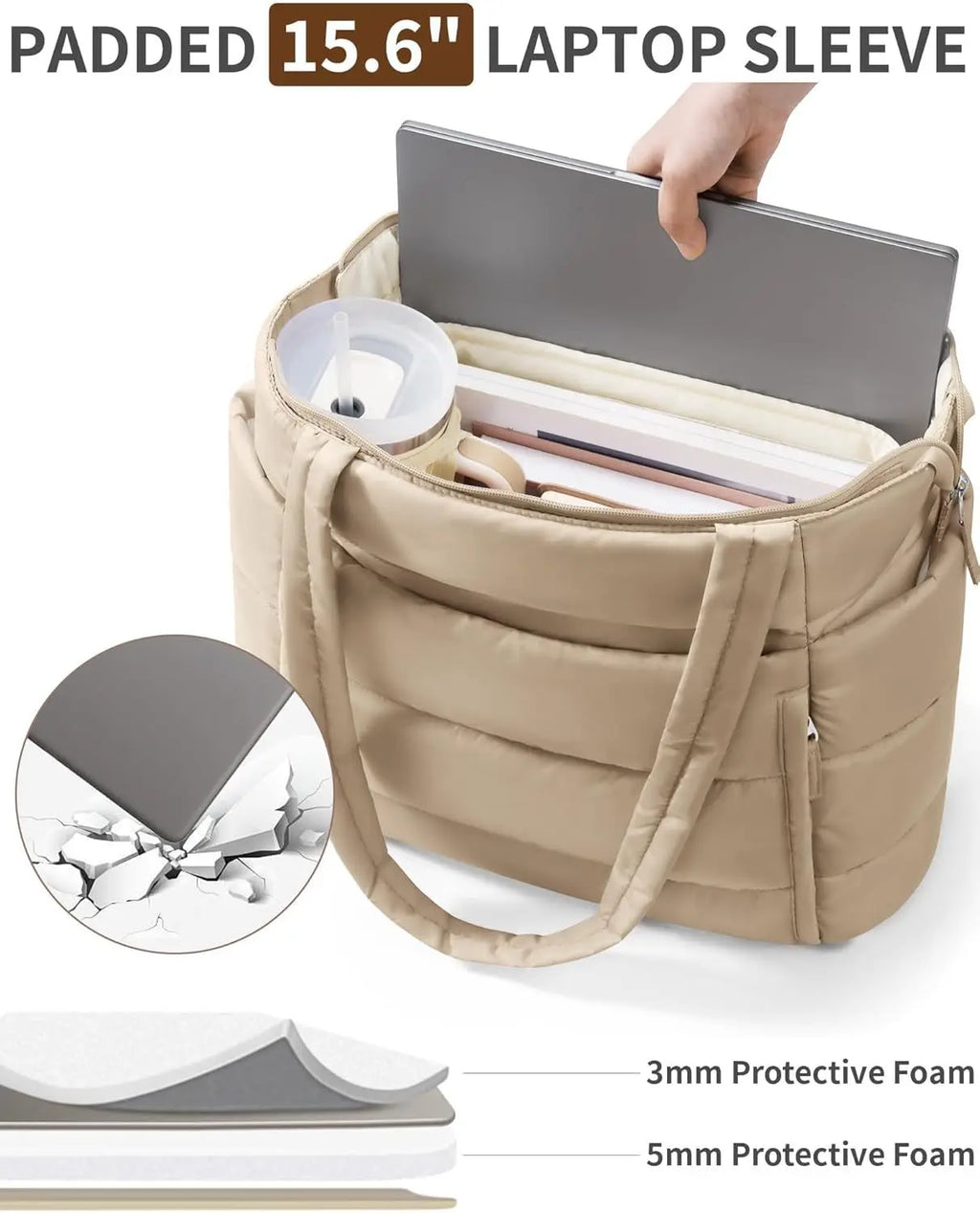 Large Capacity Organiser Tote Bag for Women – Multi-Pocket Travel, Makeup & Daily Carry Bag