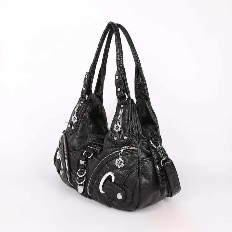 Large Women's Tote Handbag – Fashion Shoulder Bag with Top Handle & Multi-Pocket Design