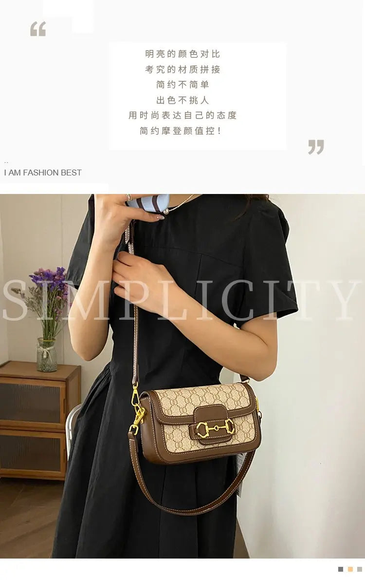 Retro Underarm Shoulder Bag – Structured Everyday Handbag