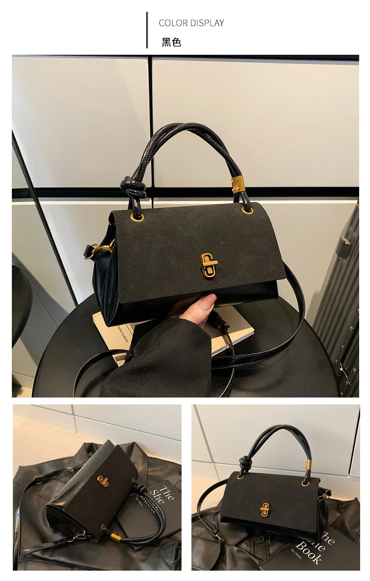 Classic Structured Shoulder Bag – Versatile Crossbody Handbag