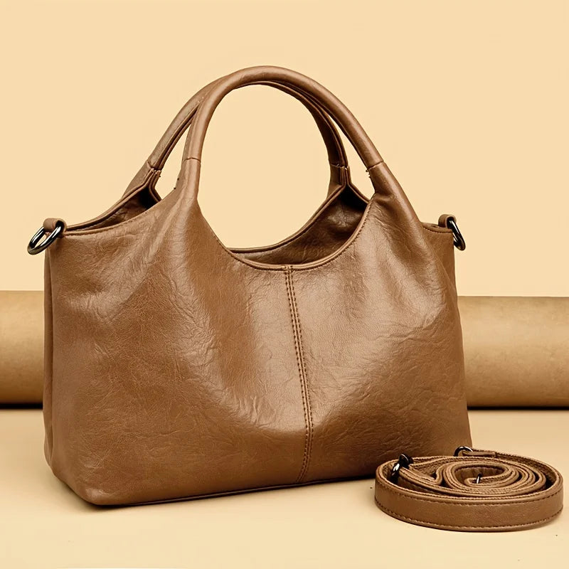 Minimal Soft PU Women’s Handbag – Everyday Carry Tote