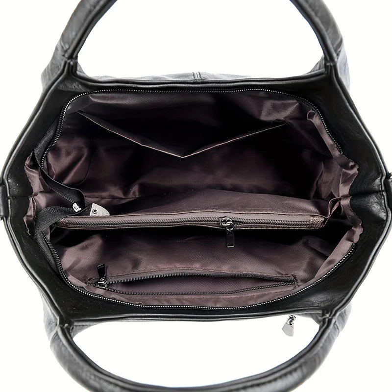 Minimal Soft PU Women’s Handbag – Everyday Carry Tote