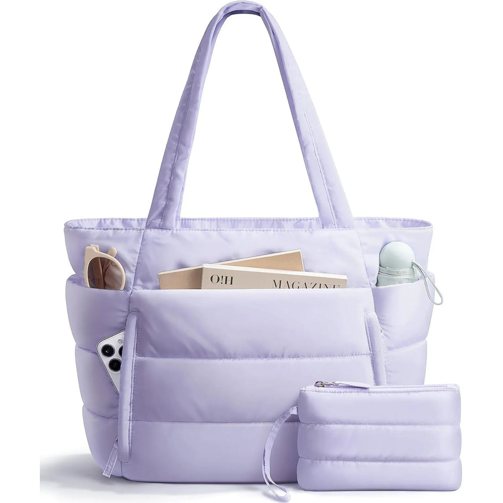 Large Capacity Organiser Tote Bag for Women – Multi-Pocket Travel, Makeup & Daily Carry Bag