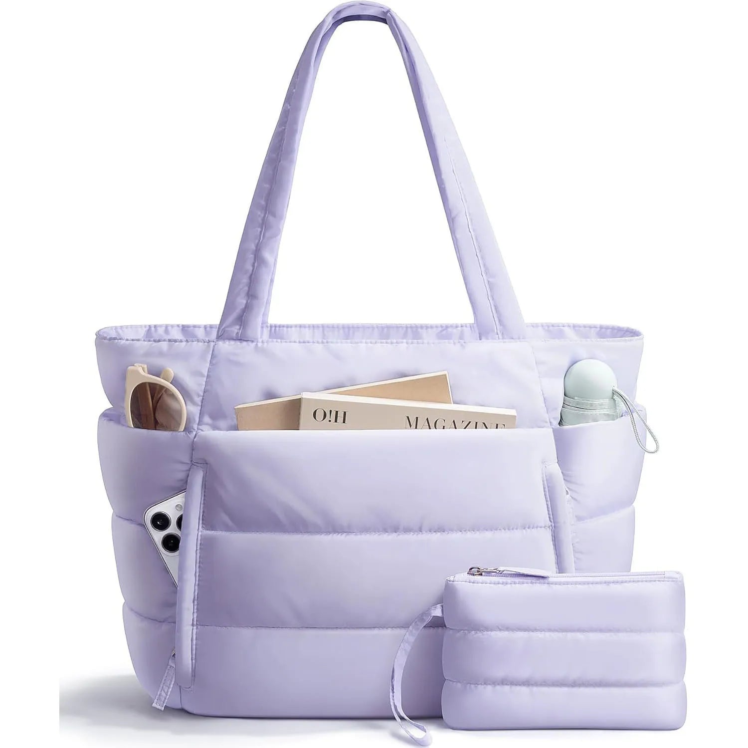 Large Capacity Organiser Tote Bag for Women – Multi-Pocket Travel, Makeup & Daily Carry Bag