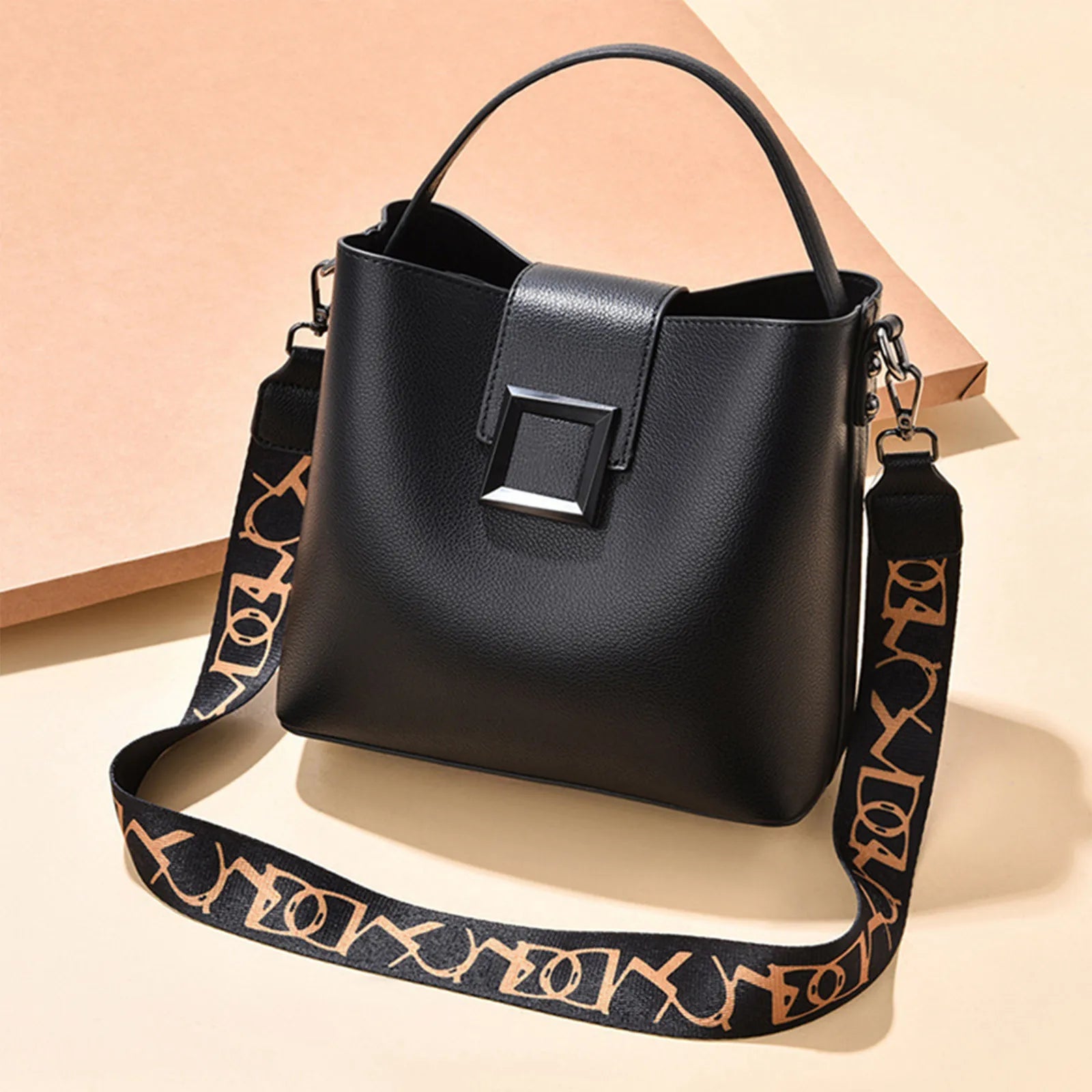 Elegant Large-Capacity Handheld & Shoulder Bag – Retro Crossbody Women’s Handbag