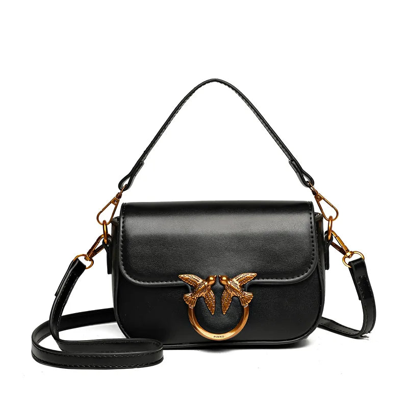 Retro Crossbody Shoulder Bag – High-Texture Designer Style