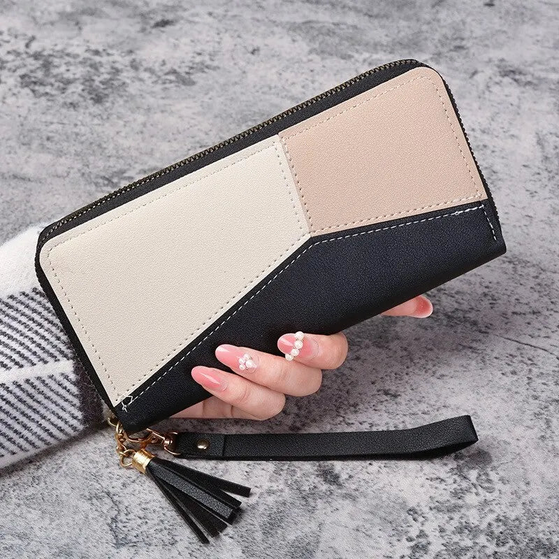 Elegant Long Zip Women’s Wallet – Card Holder & Coin Purse