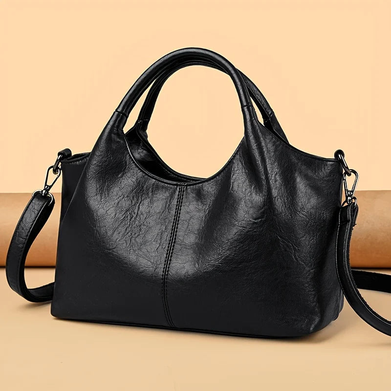 Minimal Soft PU Women’s Handbag – Everyday Carry Tote
