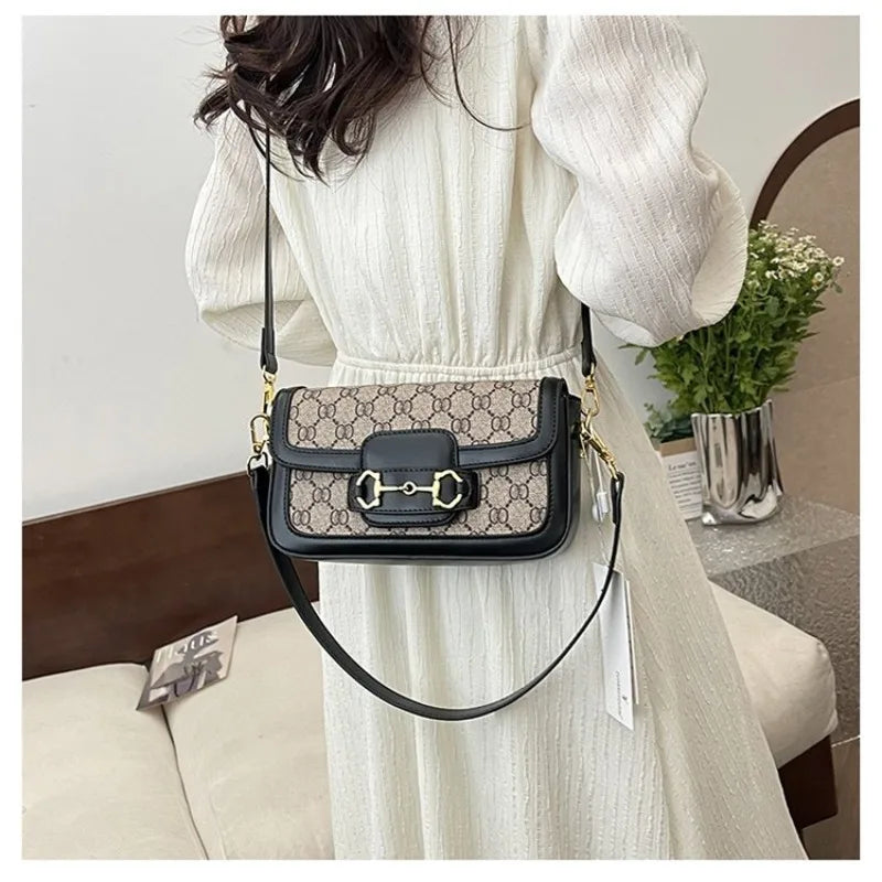 Retro Underarm Shoulder Bag – Structured Everyday Handbag