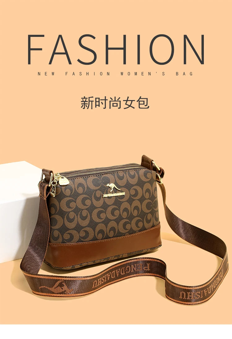 Structured Retro Crossbody Handbag – Top Handle & Shoulder Bag