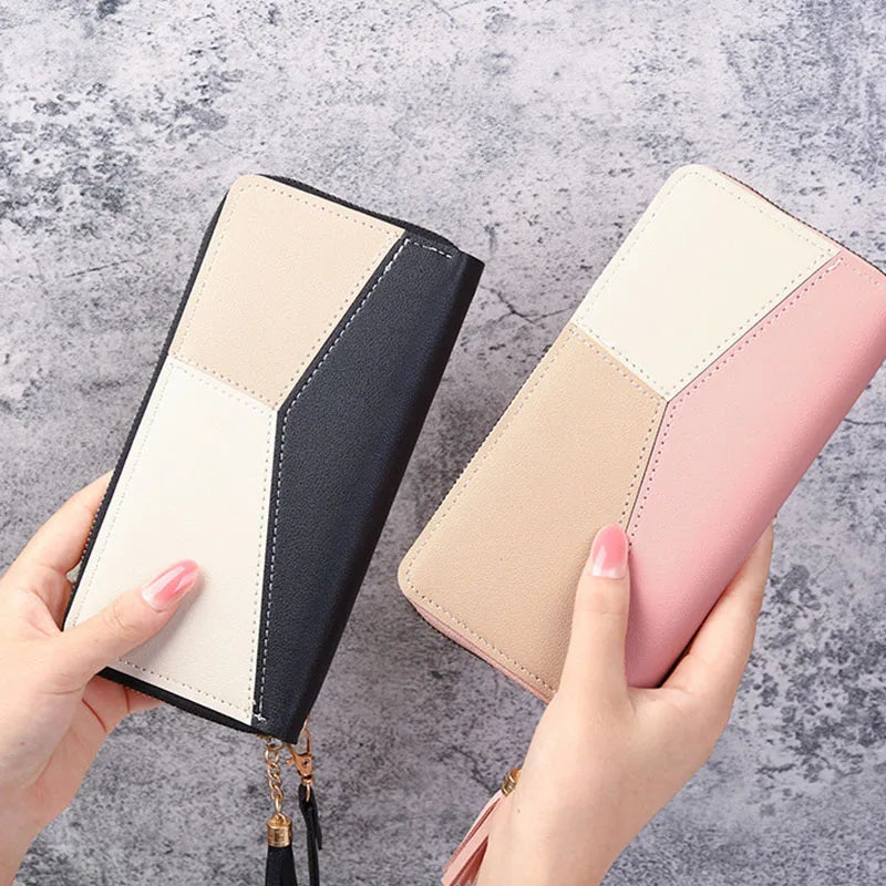 Elegant Long Zip Women’s Wallet – Card Holder & Coin Purse
