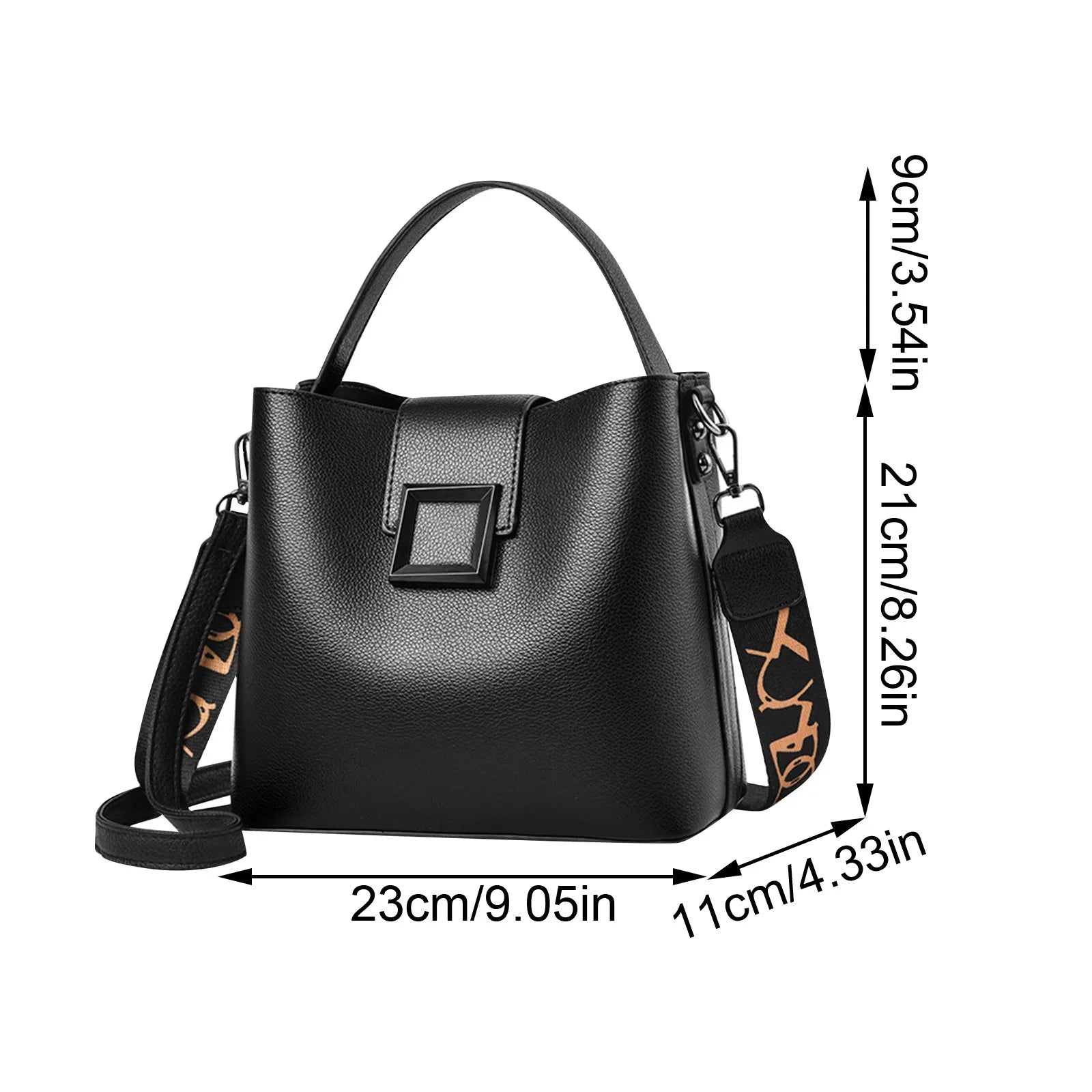 Elegant Large-Capacity Handheld & Shoulder Bag – Retro Crossbody Women’s Handbag
