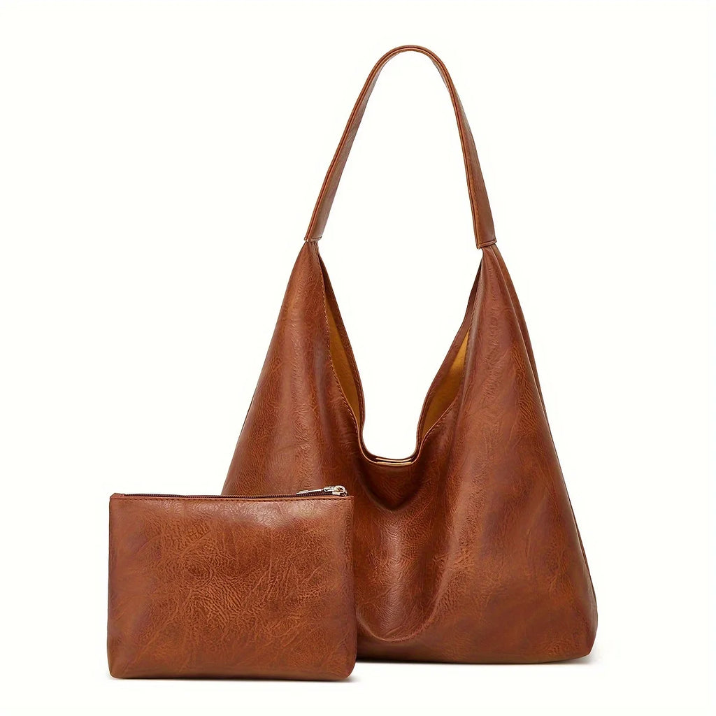 Slouchy Soft Tote Bag – Minimal Everyday Shoulder Bag