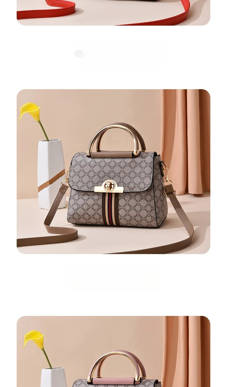 Structured Top-Handle Crossbody Bag – Classic Everyday Handbag